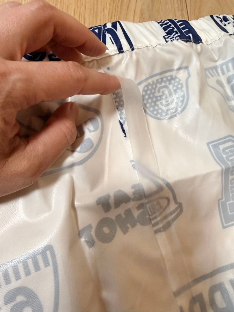 CUARTO UNITED ワッペン柄レインウエア/ワンピース　M