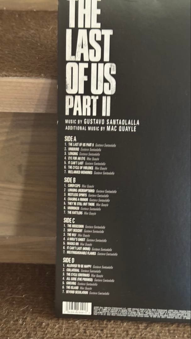 The Last of Us Part II OST 2LP レコード