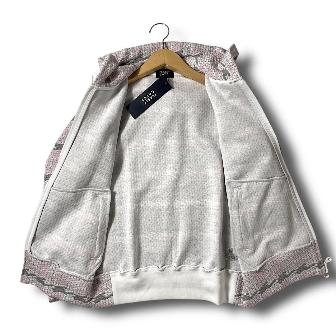 1 パーリーゲイツ 定価3.7万 フクレジャガード スウェット パーカー 091