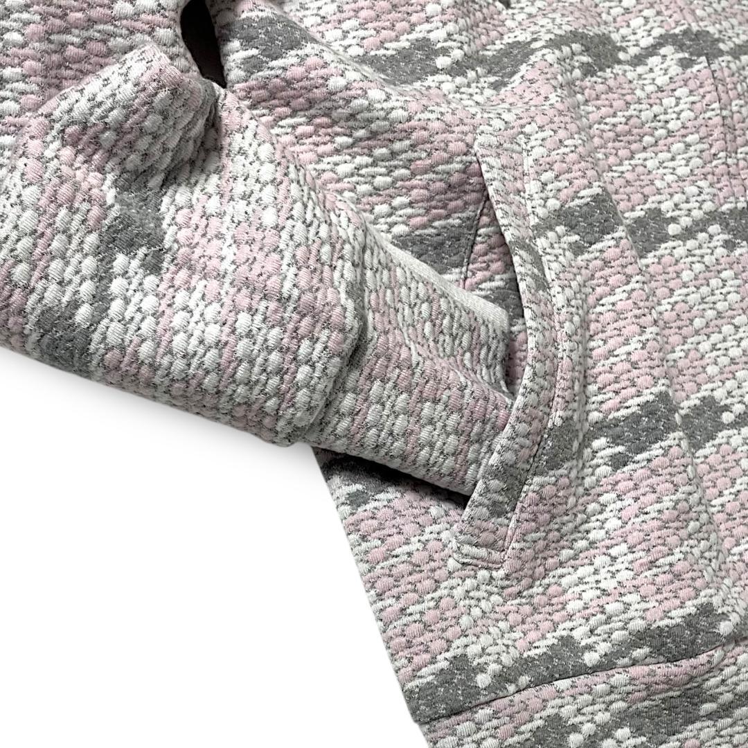 1 パーリーゲイツ 定価3.7万 フクレジャガード スウェット パーカー 091