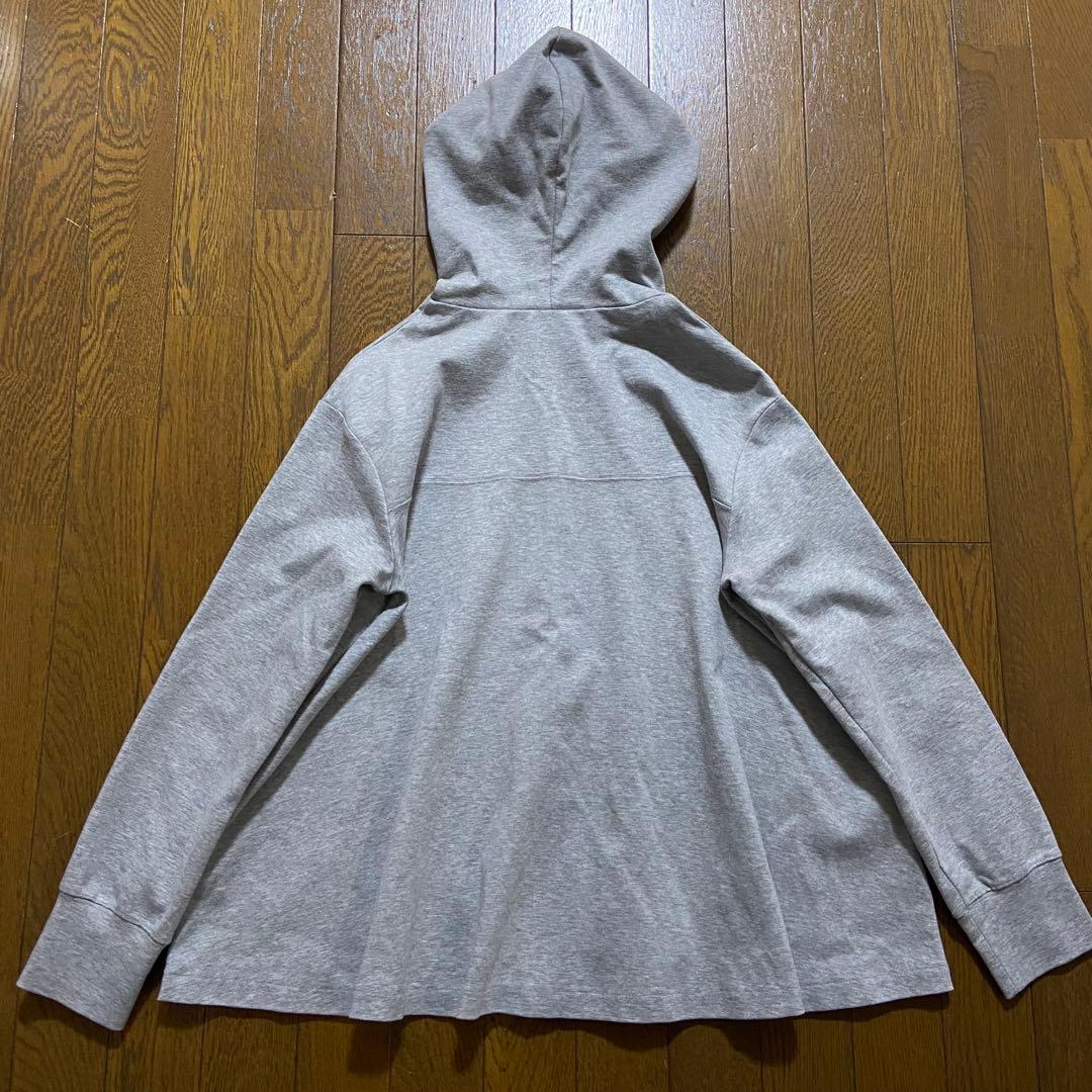 【BEARDSLEY】Aラインジップアップパーカー フレア 新品 グレー