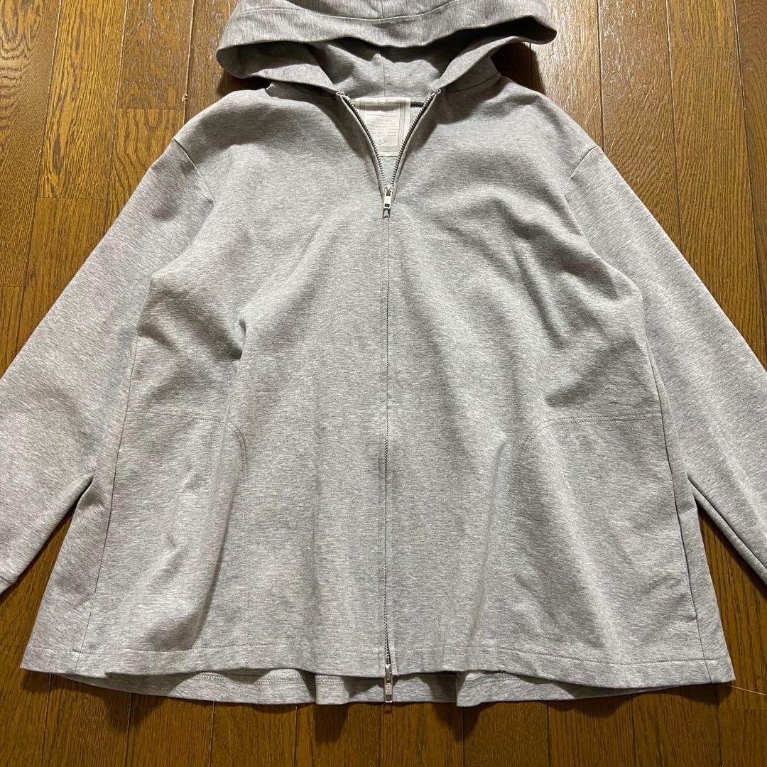 【BEARDSLEY】Aラインジップアップパーカー フレア 新品 グレー