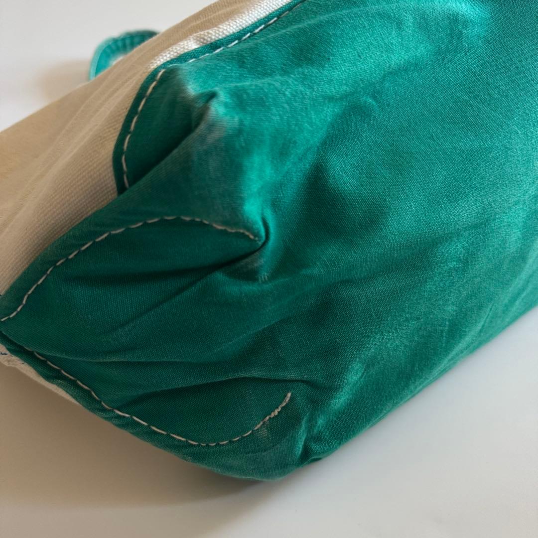 80s LANDS‘ END ランズエンド トートバッグ ラージ グリーン