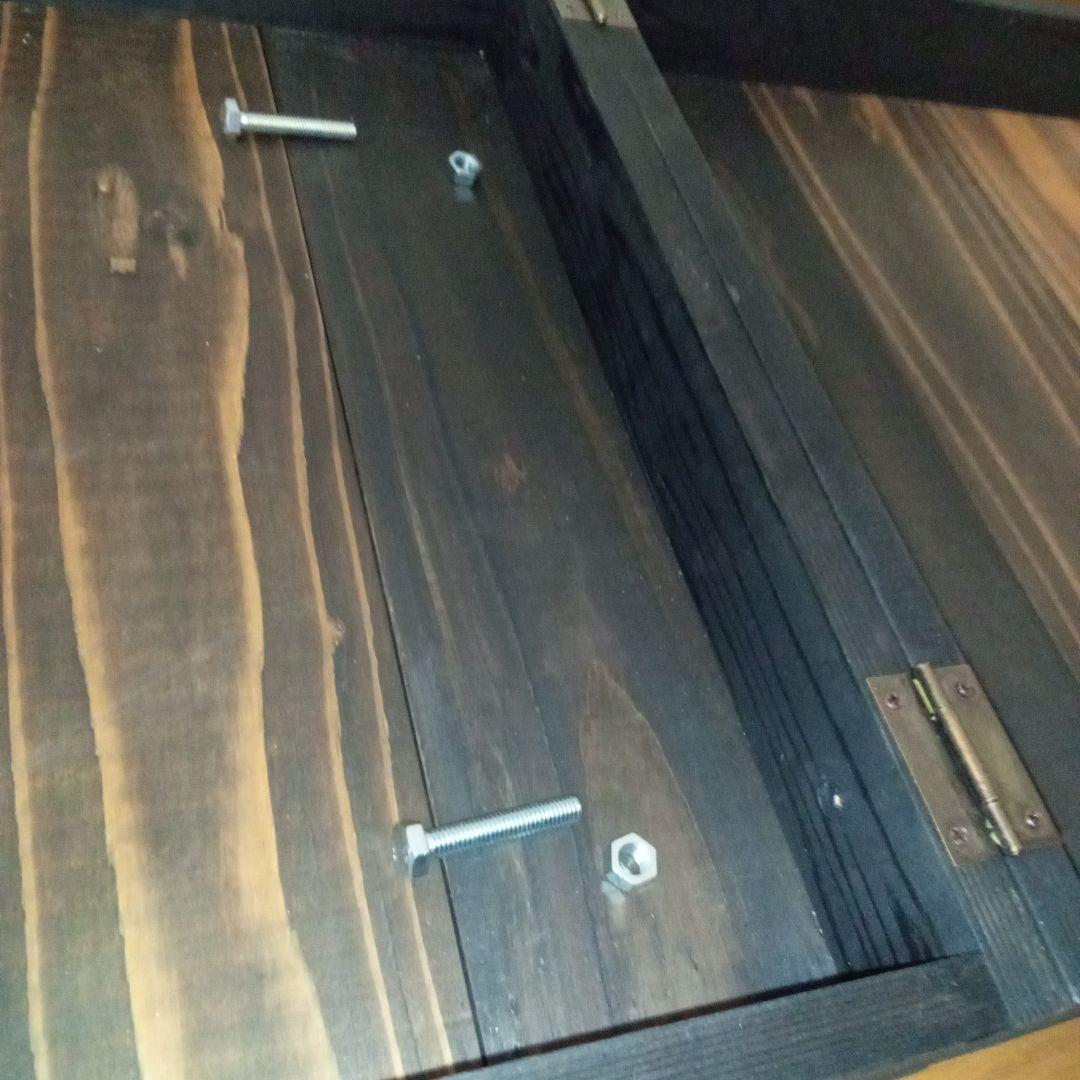 【ハンドメイド】男前折り畳みローテーブル・フォールディングテーブル（ルート66）