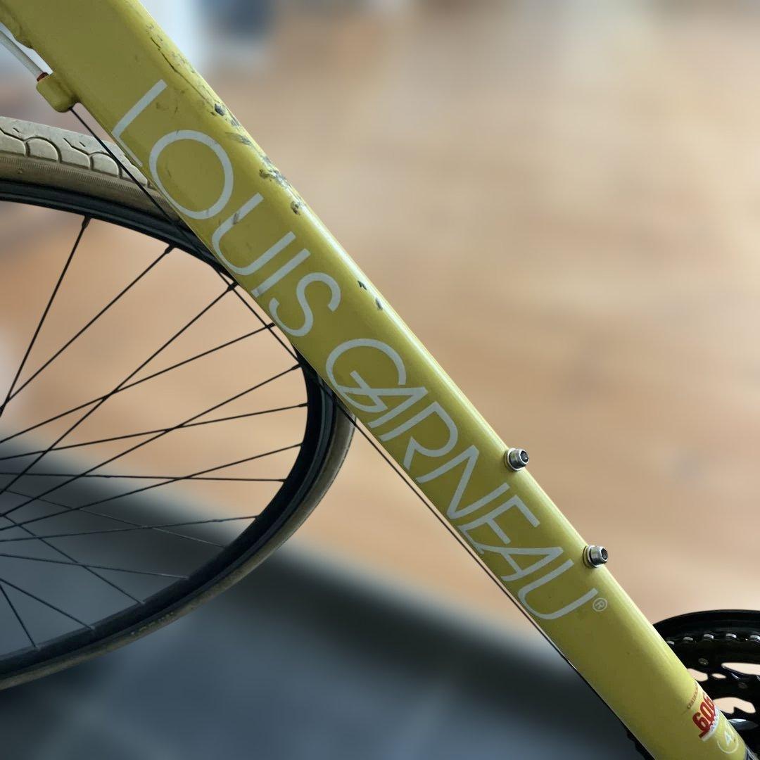 ルイガノー　イエロー クロスバイク ディスクブレーキ