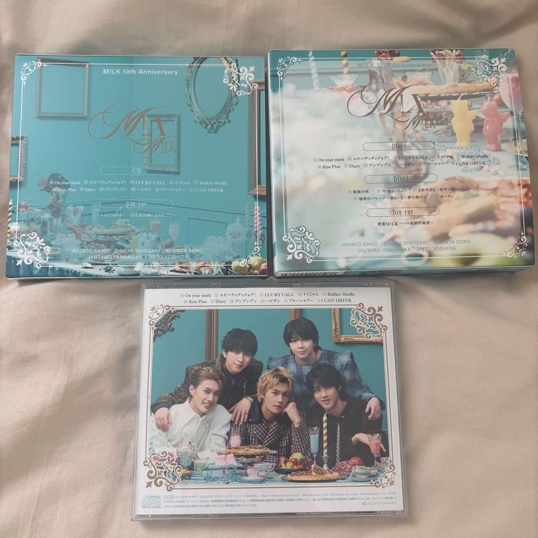 M!LK M!X 3形態セット 初回盤A B 通常盤
