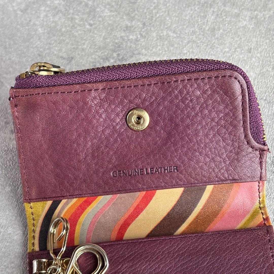 ポールスミス　キーケース　ケース　レザー