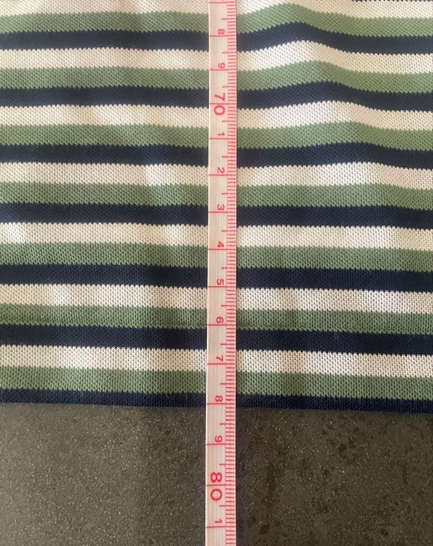 【未使用品タグ付き】RLX Ralph Lauren ストライプポロシャツ L