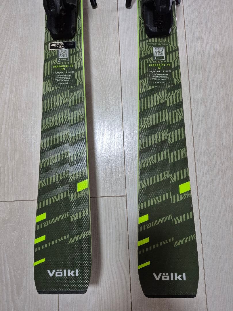 美品　フォルクル Volkl ペレグリン76　171cm+ビンディング