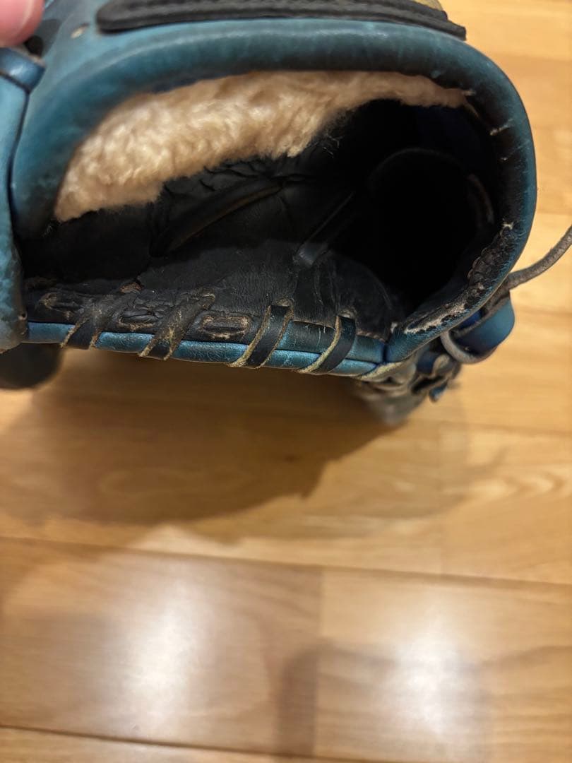 ミズノプロ　Mizuno Pro 軟式グローブ 青　オーダー　ビックM