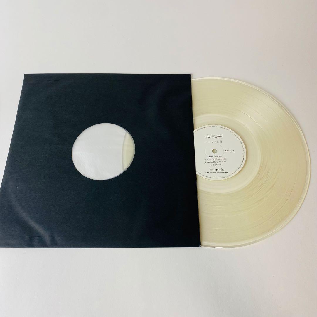 帯付 LPレコード Perfume / Level3 2枚組 Clear