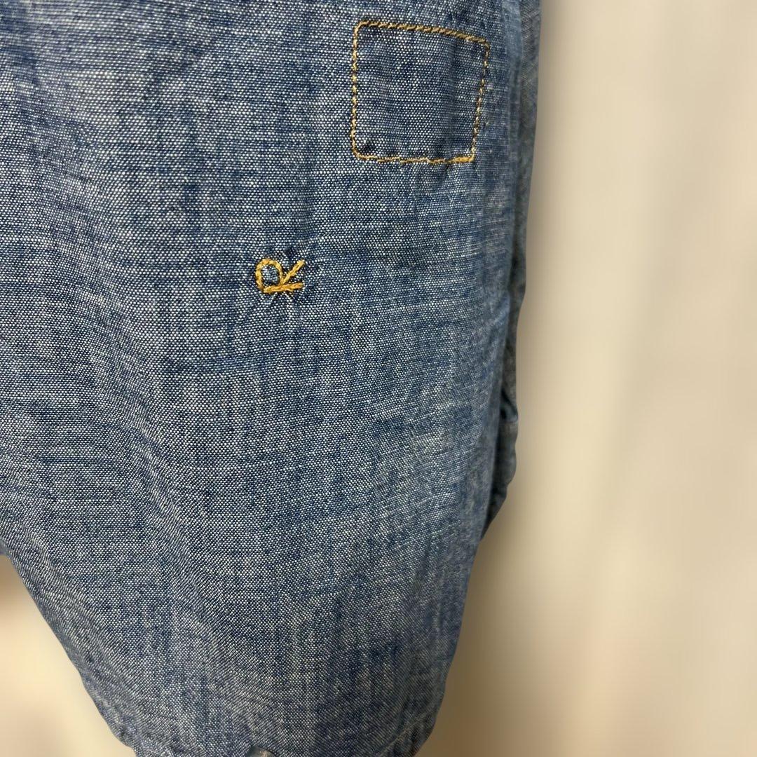 45Rインディゴ インドカディブラウス