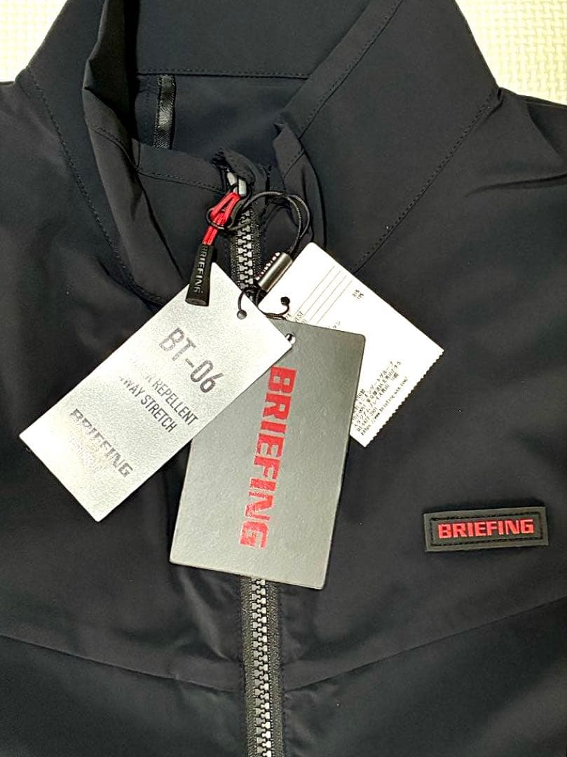 BRIEFING GOLF MS WIND VEST（BLACK／M）
