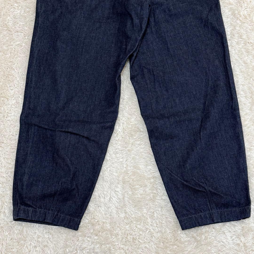 NT5357N PURPLE LABELデニム ワイドテーパードパンツ