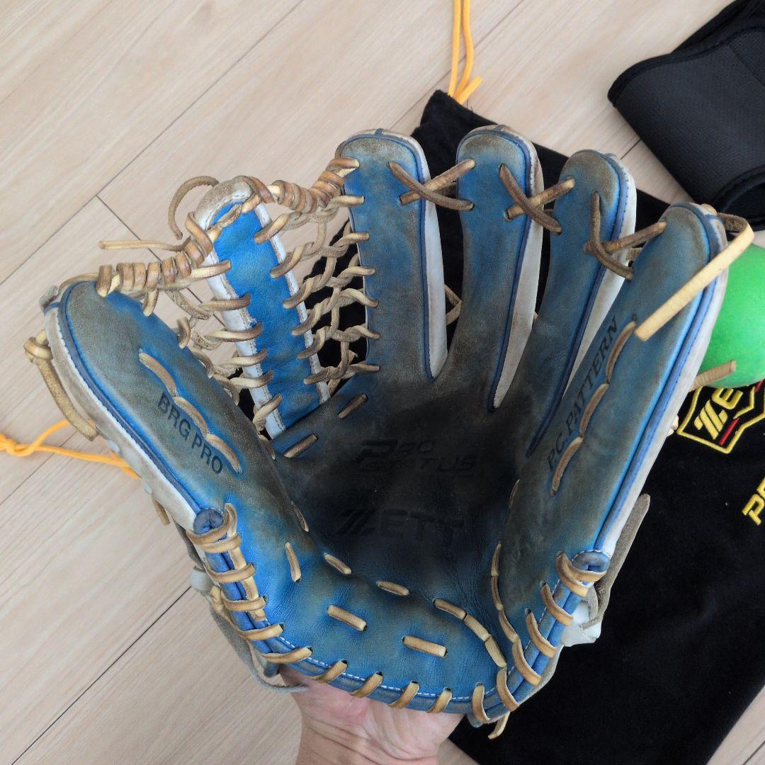 ZETT 軟式用グラブ 外野手用 プロステイタス ベイスターズ 金城モデル