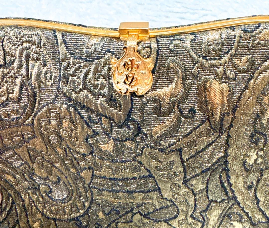 夢つづれ イタリアンジャガード 和装ハンドバッグ クラッチバッグ