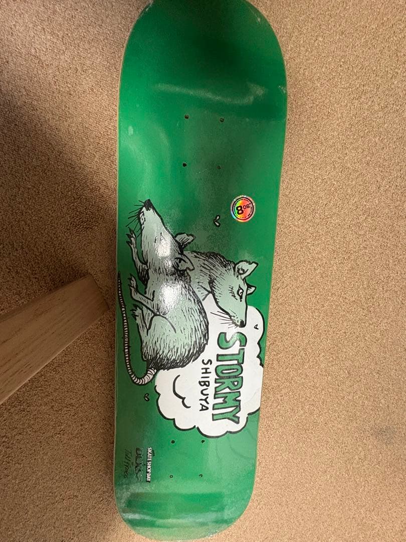STORMY SHIBUYA スケートボードデッキ 8.0インチ