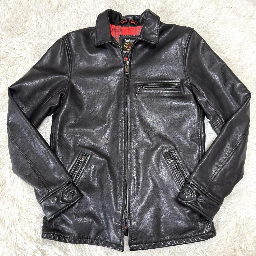 希少✨Schott トラッカージャケット ライダース カウハイド 3101022
