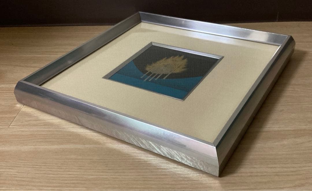 蒔絵師 吠木正樹/「静樹/立木」/輪島塗/漆絵/漆額/沈金/漆芸額/額装品