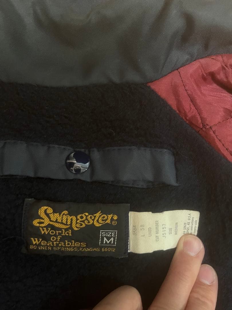 70S 80Sスウィングスターコーチジャケット USA製 Swingster M