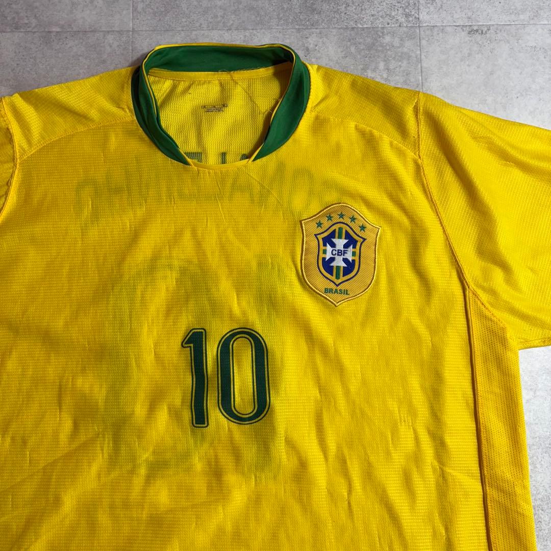 2006ドイツW杯 ブラジル代表♯10ロナウジーニョ 【XL】