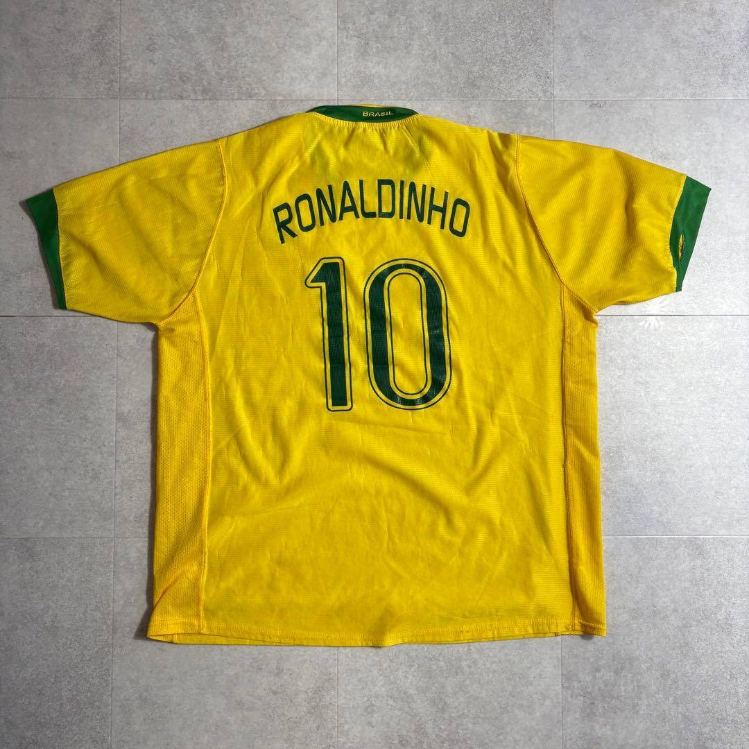 2006ドイツW杯 ブラジル代表♯10ロナウジーニョ 【XL】