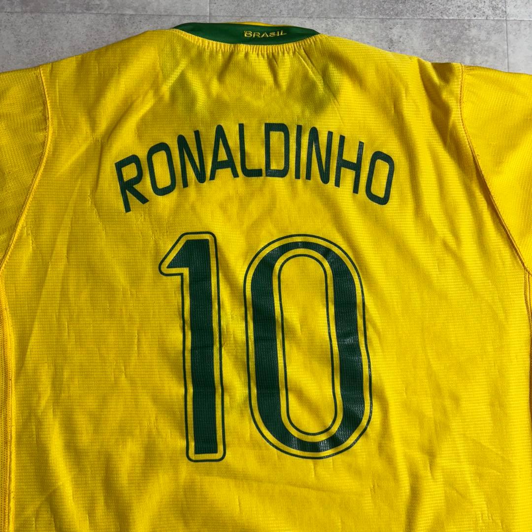 2006ドイツW杯 ブラジル代表♯10ロナウジーニョ 【XL】