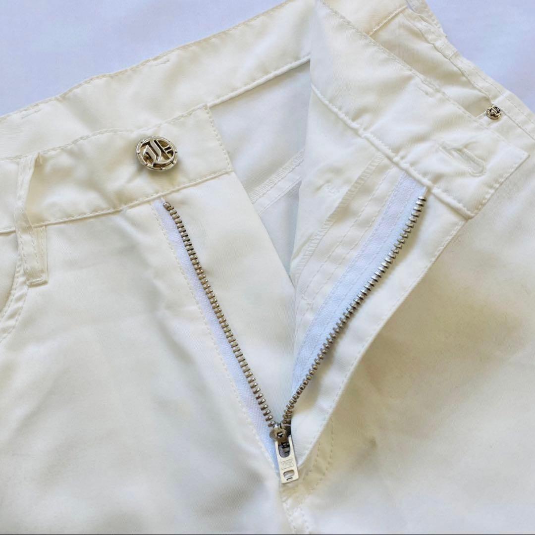 DANCE WITH DRAGON　ゴルフウェア　ボトムス　パンツ　白　メンズ1