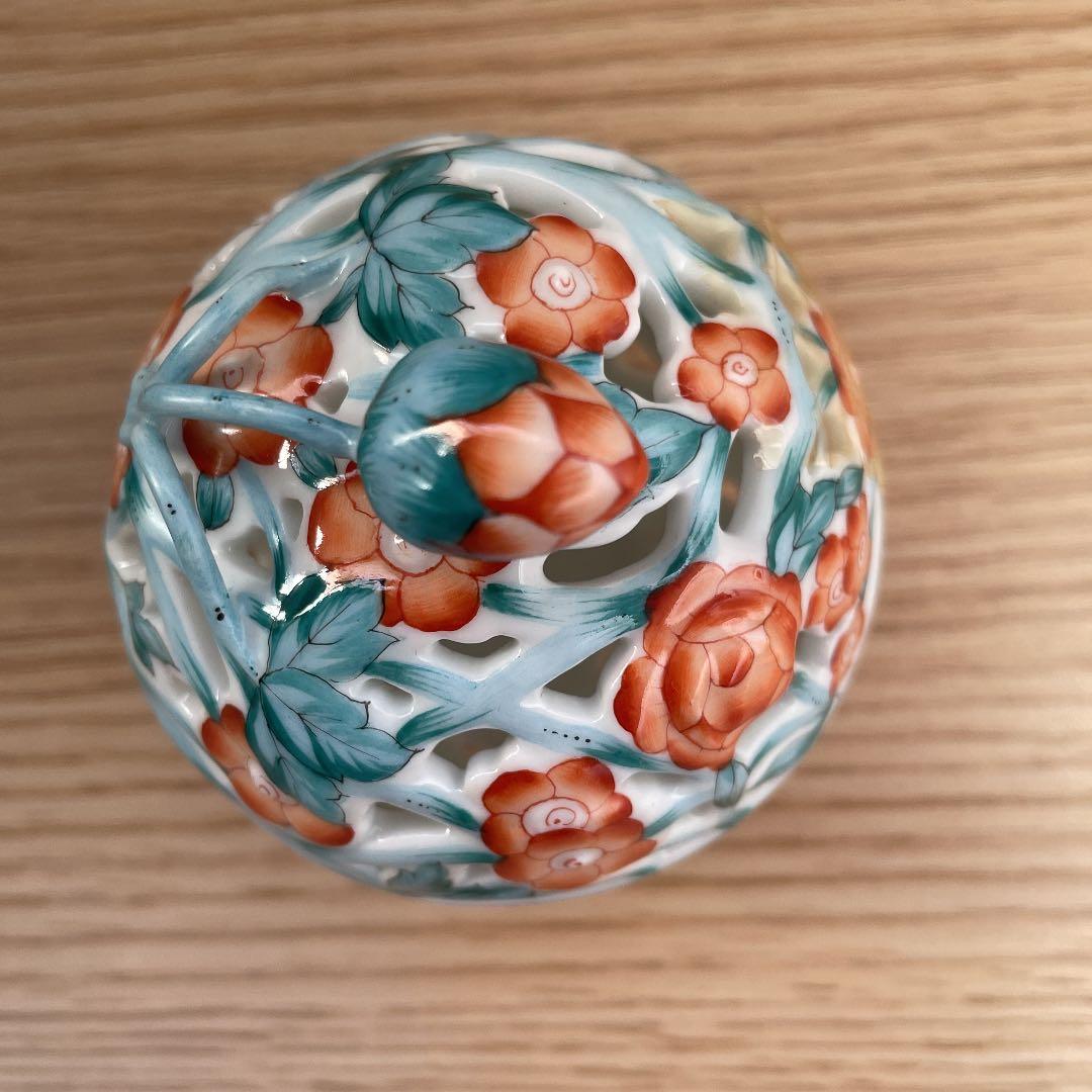 ヘレンド　すかし細工の小物入れ、ボンボニエール　最終値下げ済み