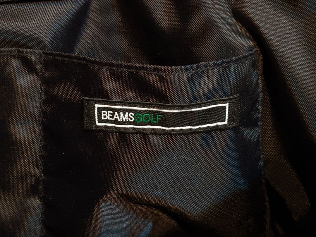 ビームス　ゴルフ　ペイズリー柄　バンダナ柄　カートバッグ　ハンドバッグ　鞄　紺