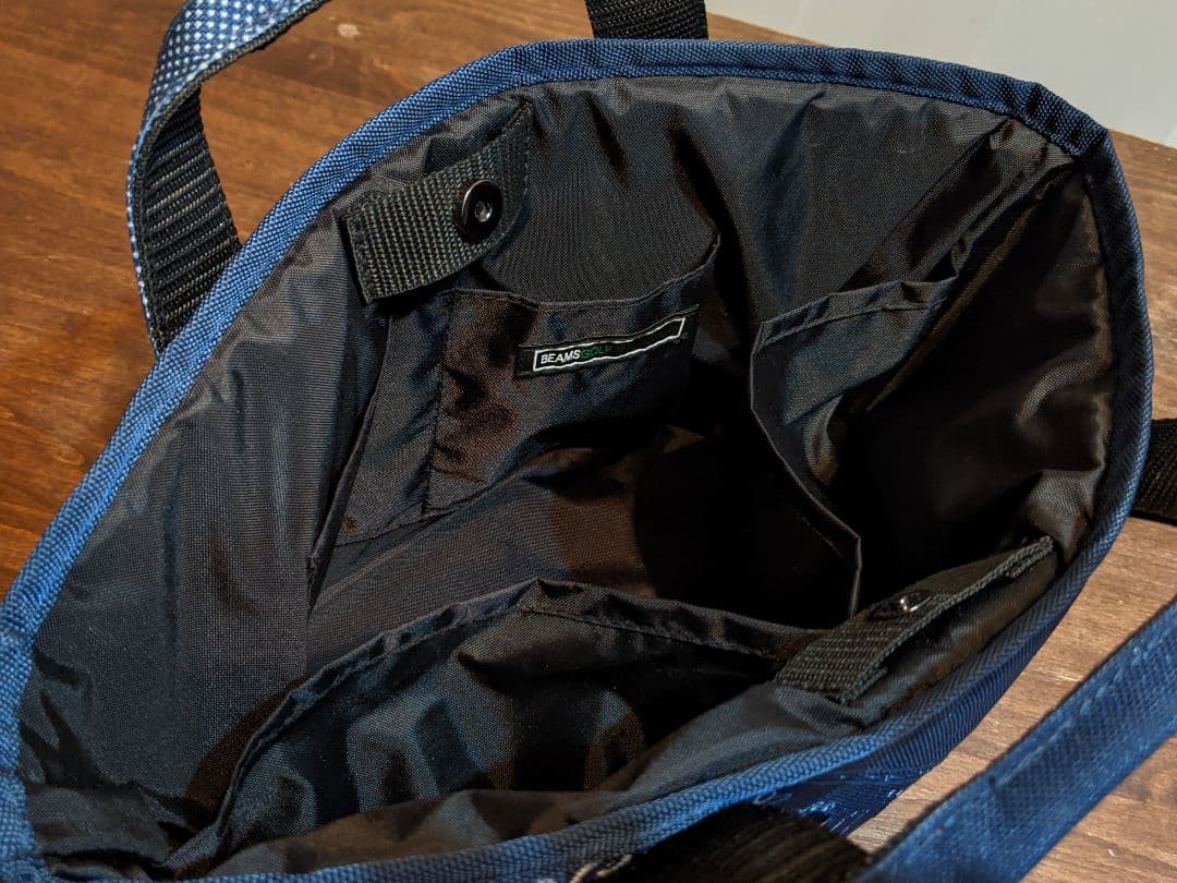 ビームス　ゴルフ　ペイズリー柄　バンダナ柄　カートバッグ　ハンドバッグ　鞄　紺