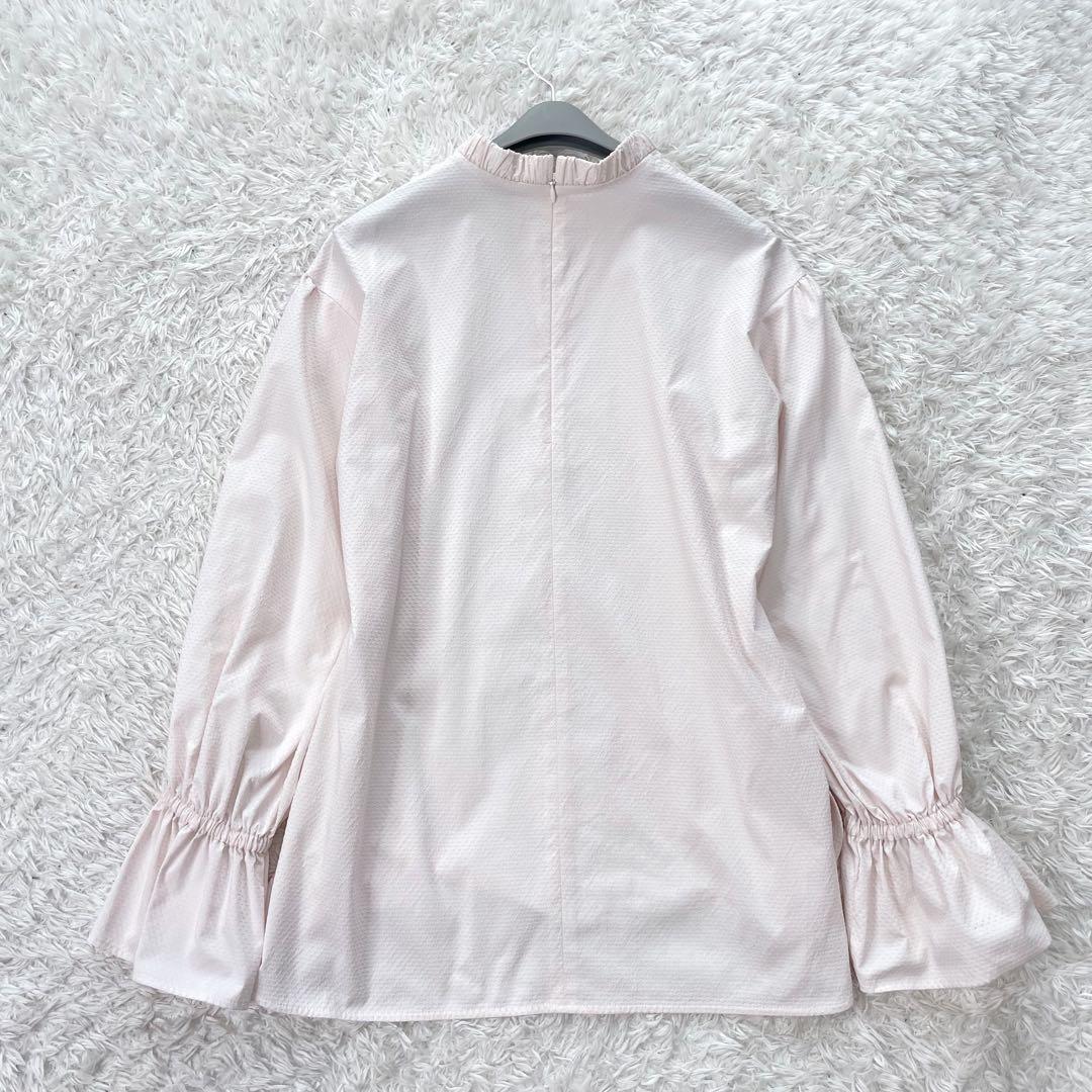 美品✨UNITEDARROWS　リボンボウタイドットドビーシャツ　2way