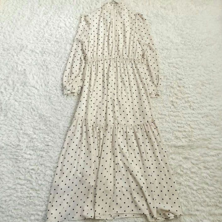 ピンキーアンドダイアン スクエアドットプリントワンピース 38 M