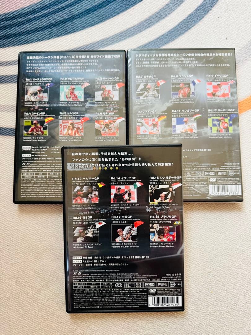 F1 GRAND PRIX 2008～2011 DVD 11本