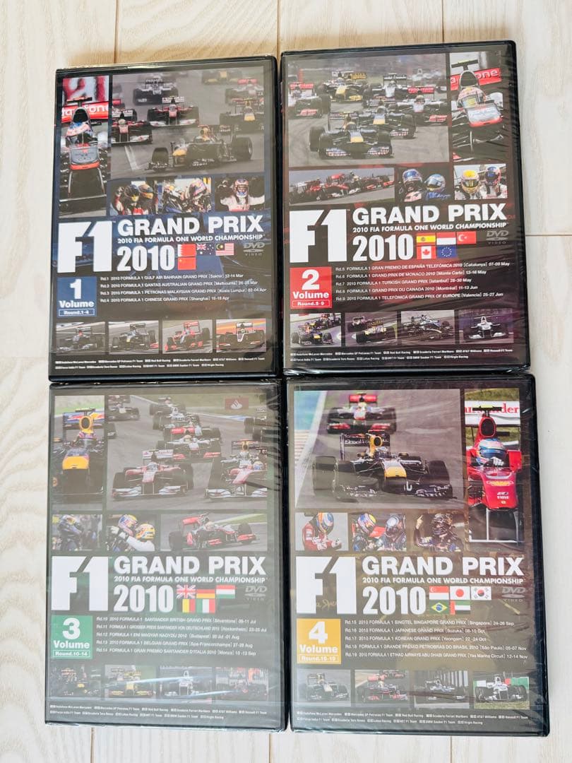 F1 GRAND PRIX 2008～2011 DVD 11本