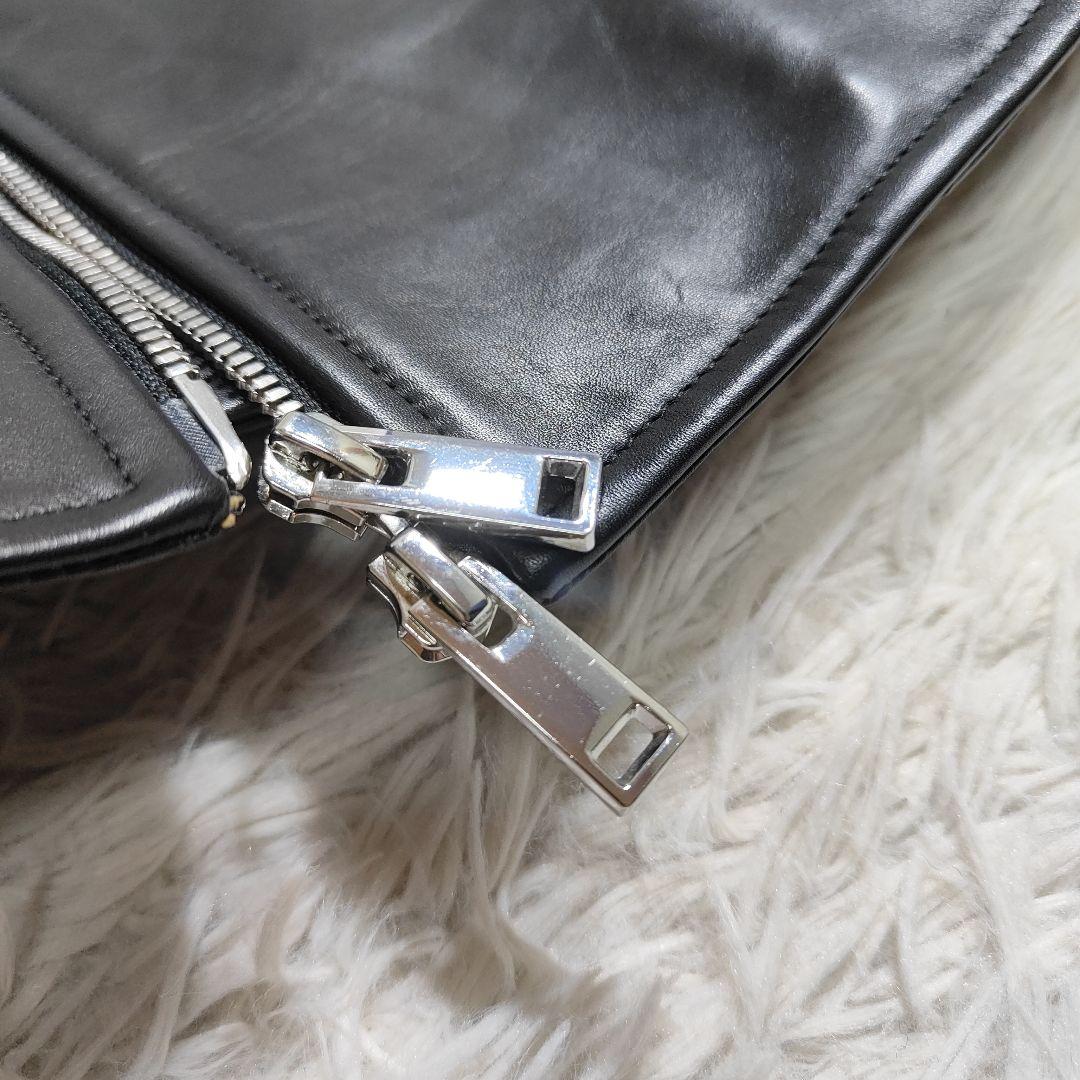 未使用級Theoryセオリー シングルレザーライダースジャケット 牛革カウレザー