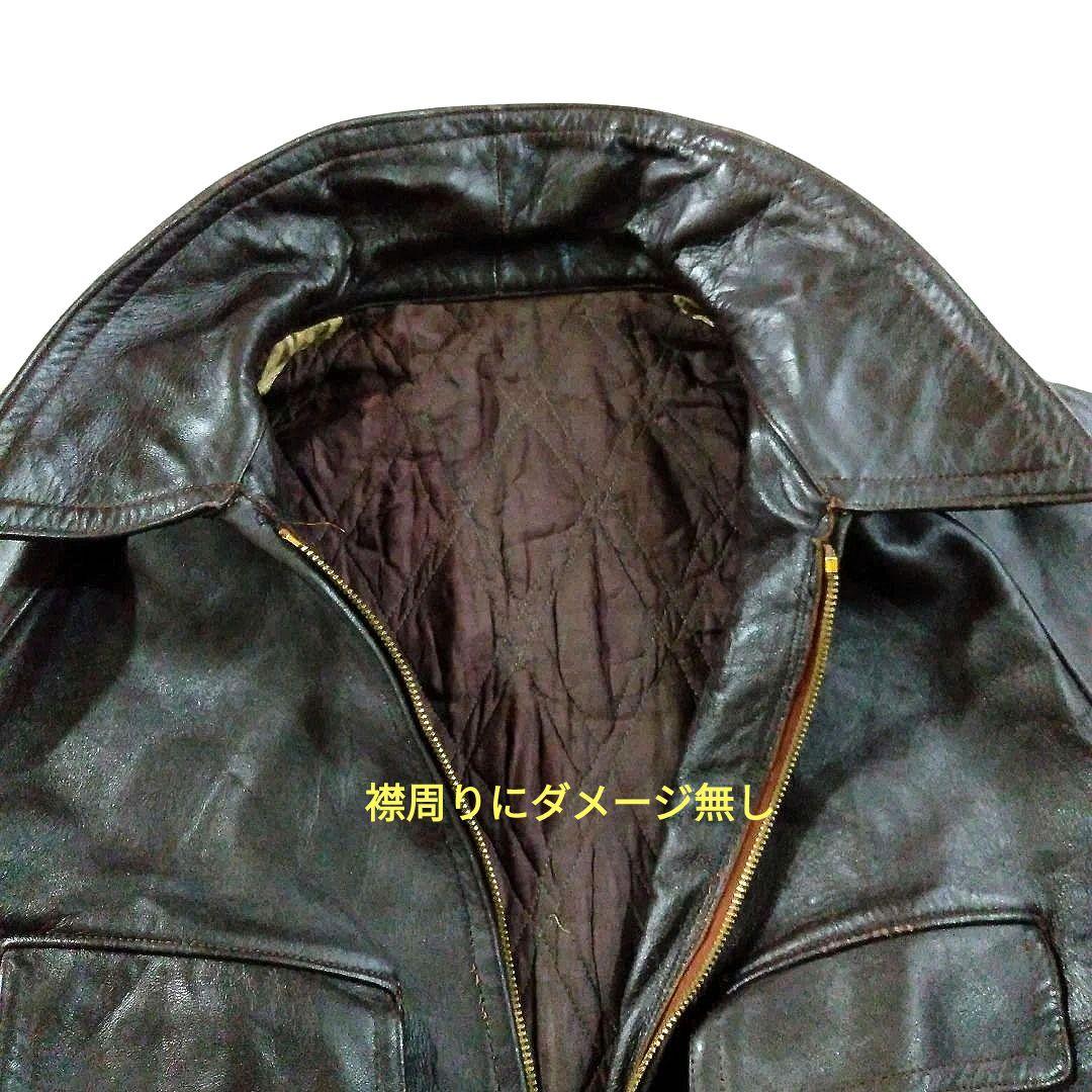 50s Vintage フランス製 レザージャケット レザーカーコート