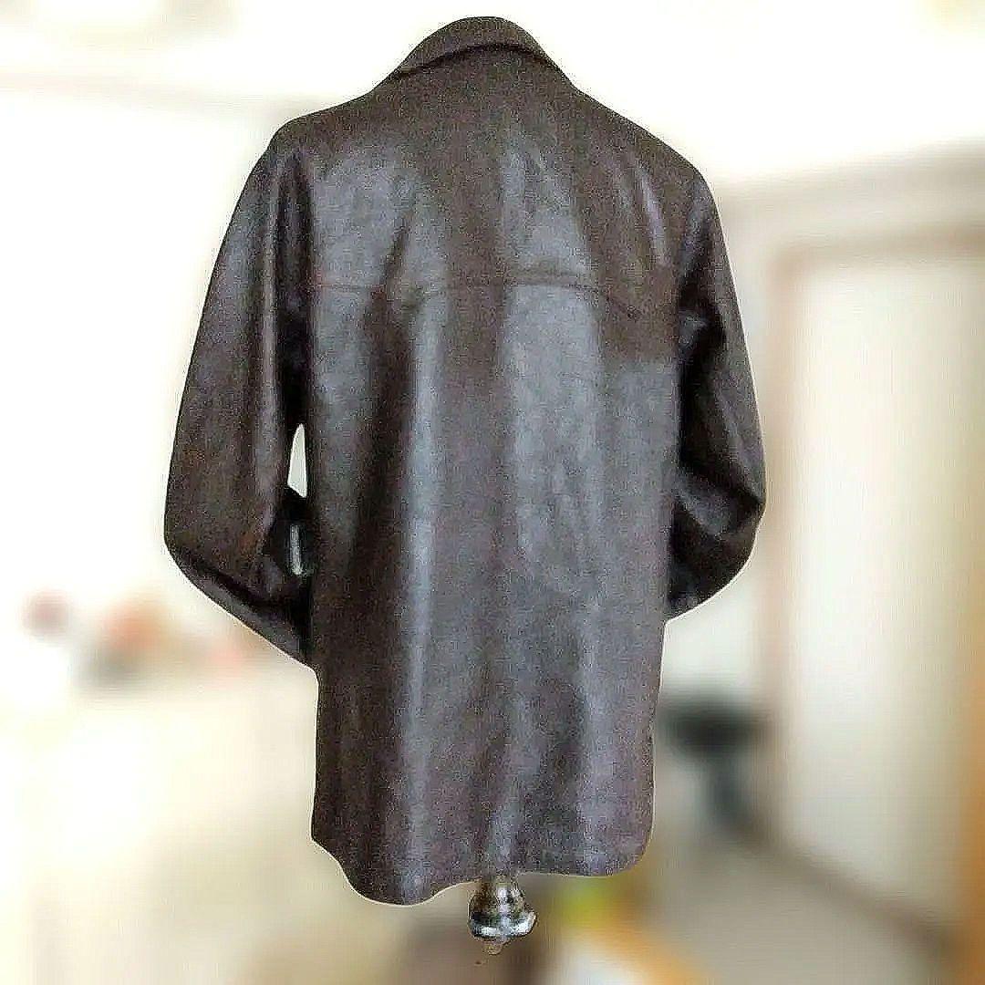 50s Vintage フランス製 レザージャケット レザーカーコート