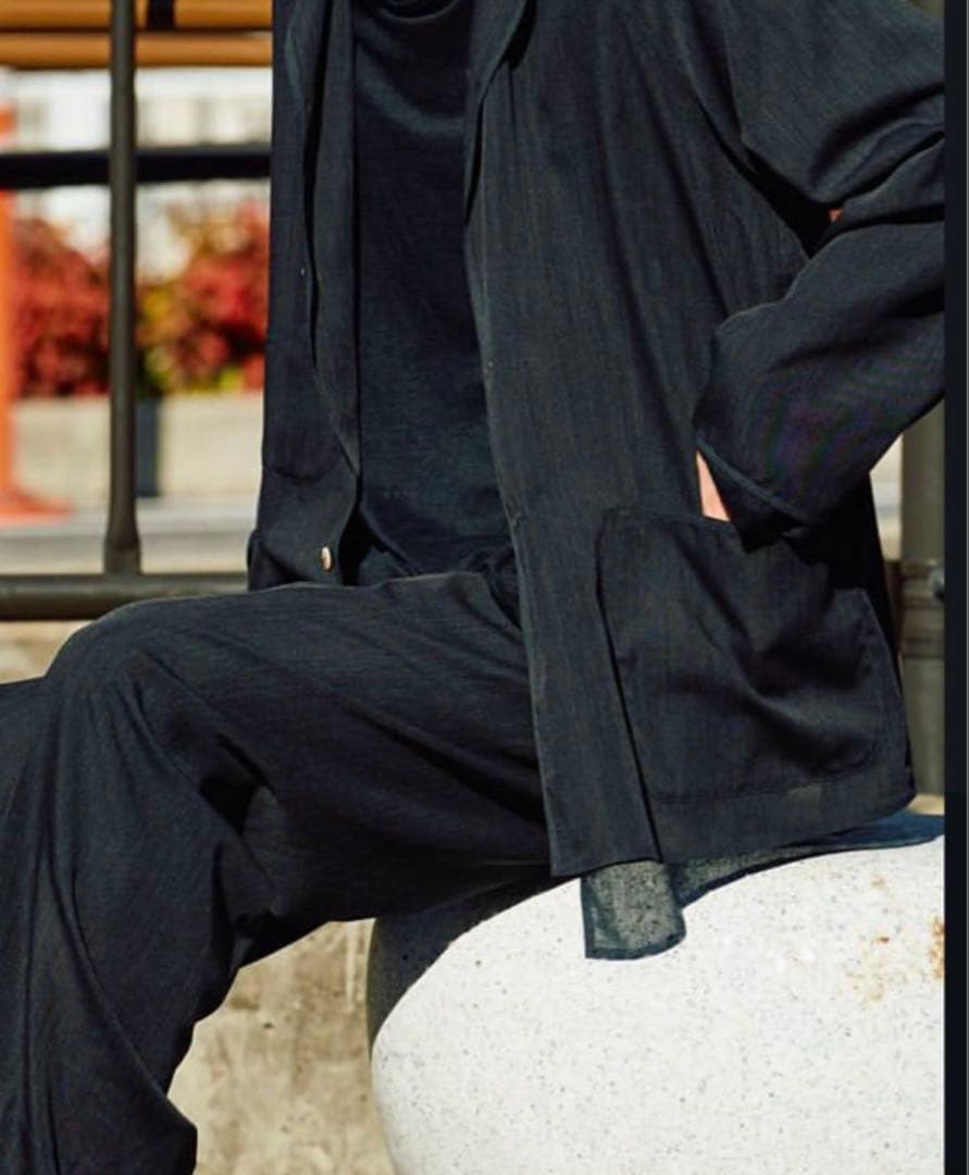 MAATEE&SONS 25SS 折って折って 俺のサマーウール チャコール 2