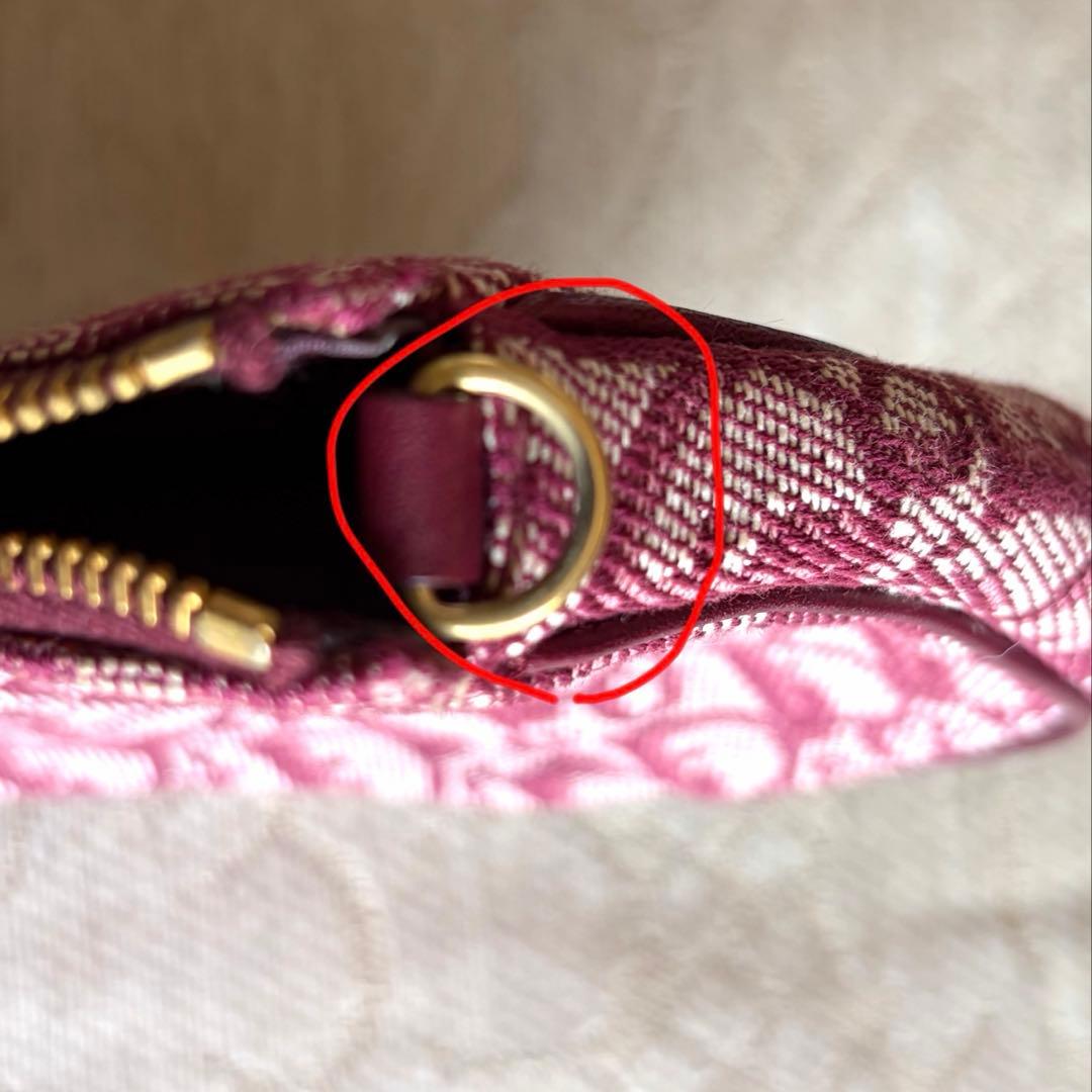 ディオール トロッター サドルバッグ ボルドー 美品