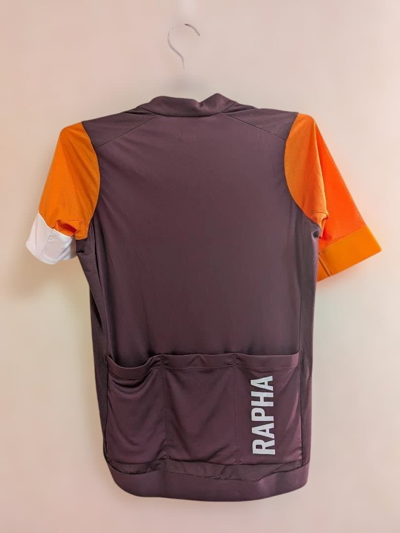 Rapha サイクルジャージ M ダークパープル/オレンジ