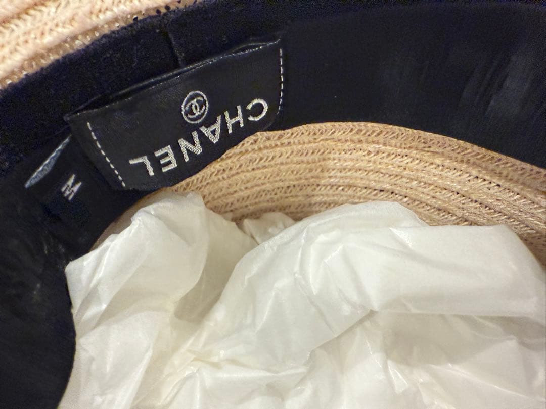 シャネル大人気麦わら帽子Mサイズ