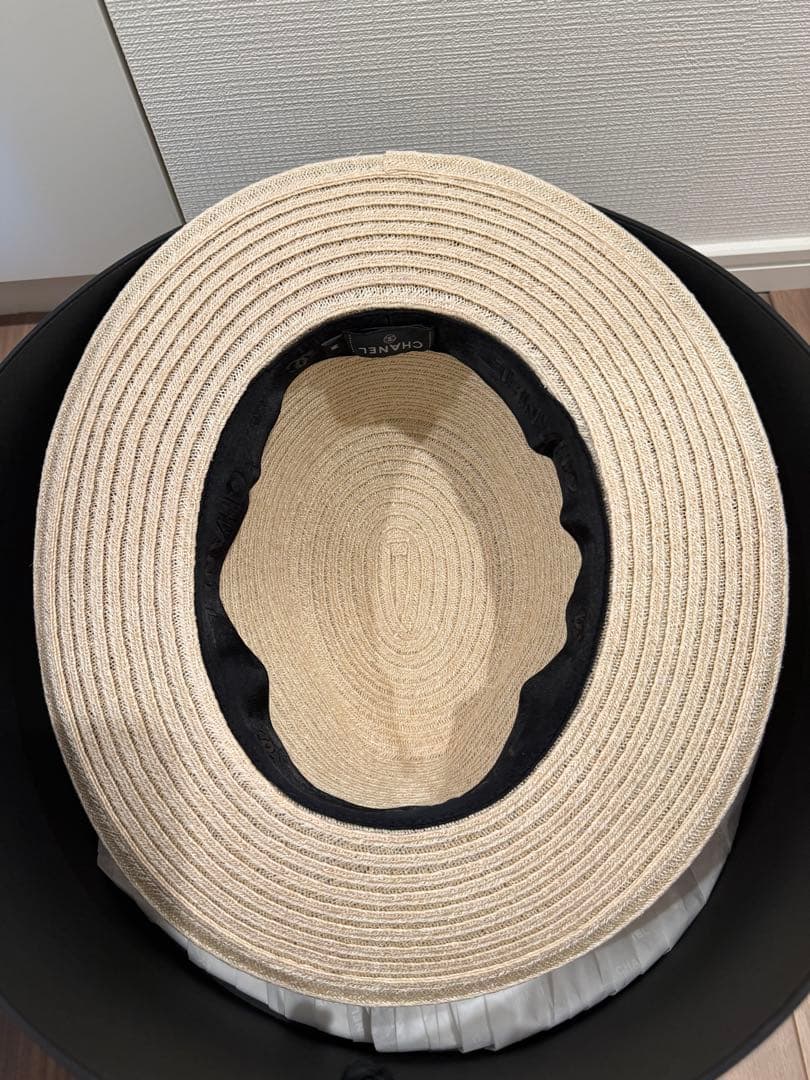 シャネル大人気麦わら帽子Mサイズ