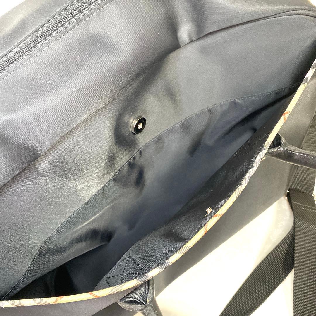 【美品】BURBERRY GOLF ボストンバッグ ノバチェック 黒