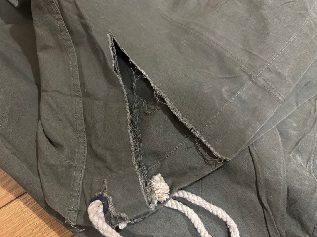 US軍実物 パップテント シェルターハーフ 1983年 ORC製 軍幕 1枚