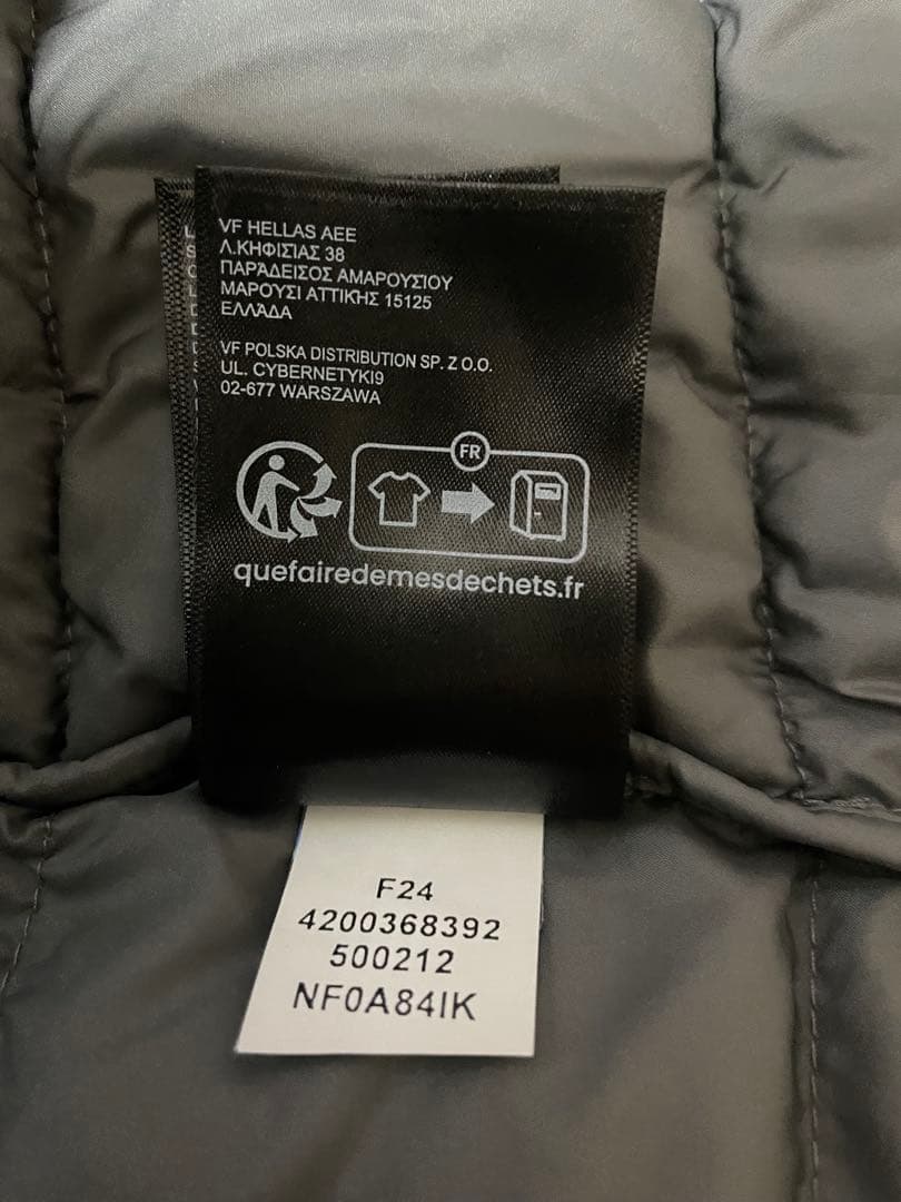 THE NORTH FACE ダウンベスト　グレー