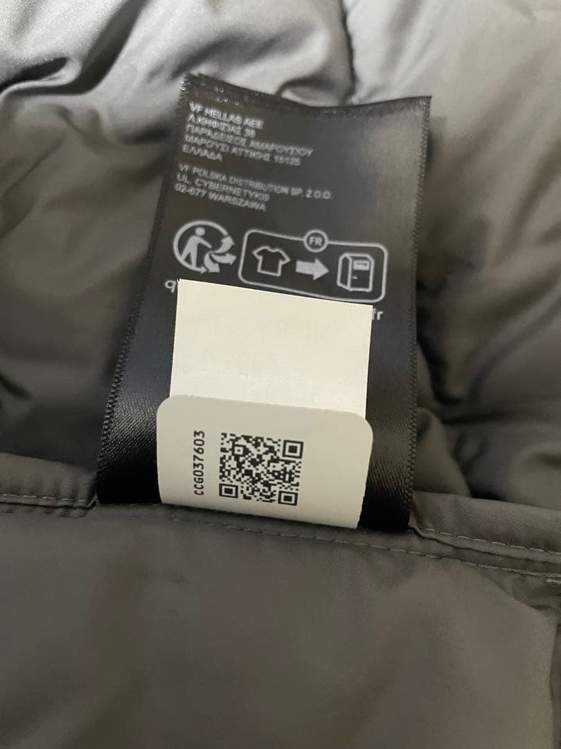 THE NORTH FACE ダウンベスト　グレー