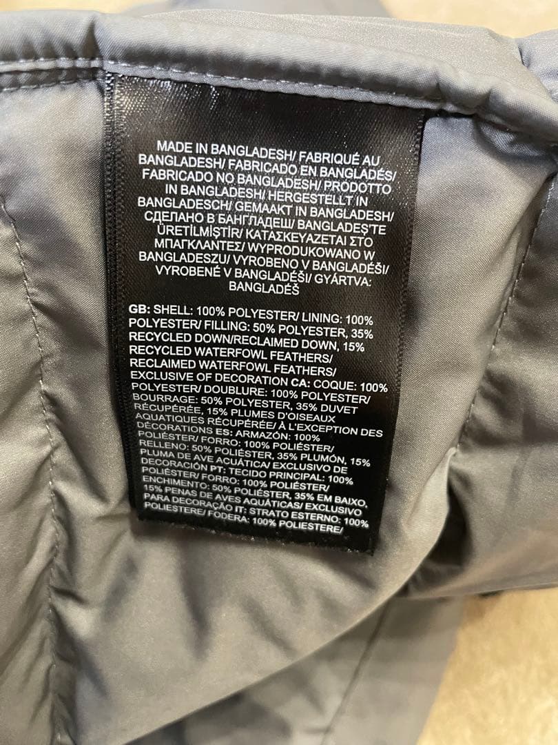 THE NORTH FACE ダウンベスト　グレー