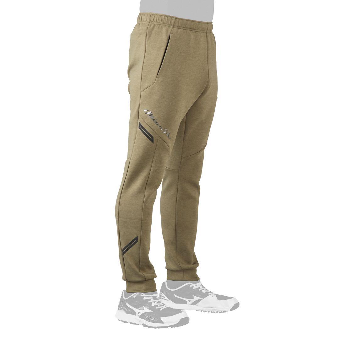 【ミズノプロ】ストレッチスウェットパンツ ベージュ XO 12JFAK73