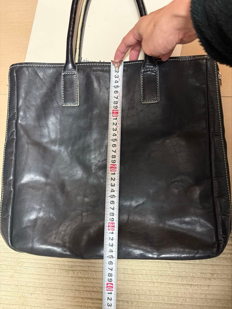 ナンバーナイン　宮下期　レザートートバッグ NUMBER(N)INE